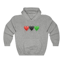 Load image into Gallery viewer, BLK LOVE Hooded Sweatshirt