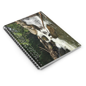 ROUTE 9 FALLS Spiral Notebook