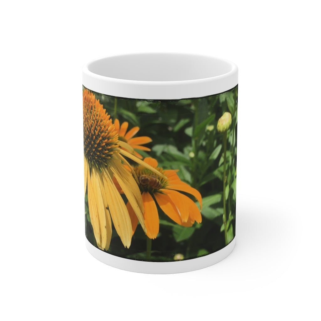 8 oz Mug Cone Flower