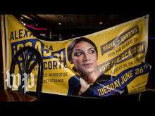 Load and play video in Gallery viewer, Alexandria Ocasio-Cortez ousted 10-term incumbent Rep. Joseph Crowley (D-N.Y.) on June 26. 
